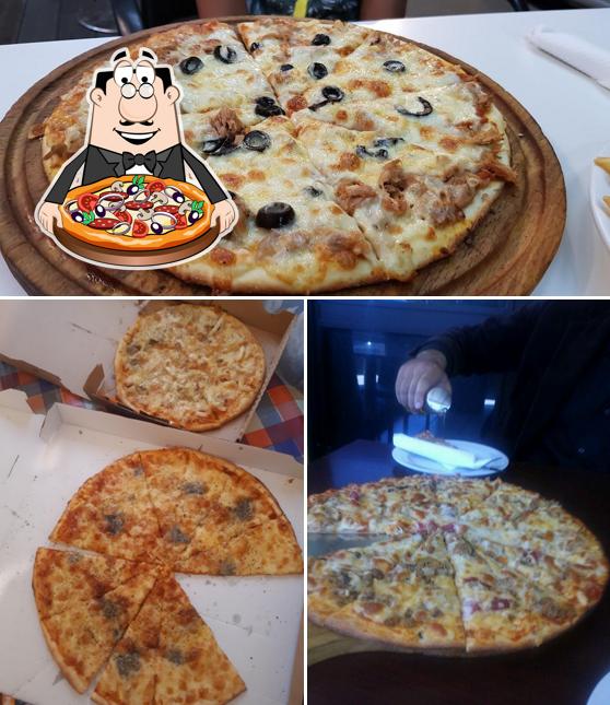 Essayez de nombreux types de pizzas