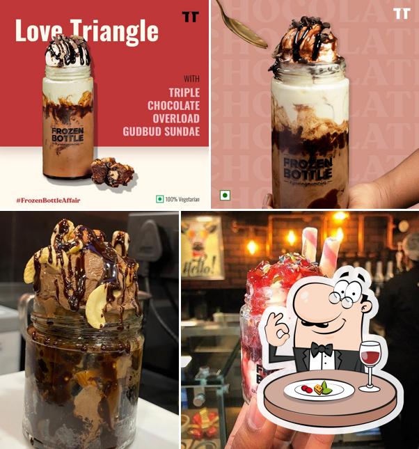 Food at Frozen Bottle - Milkshakes, Desserts, and Ice Cream