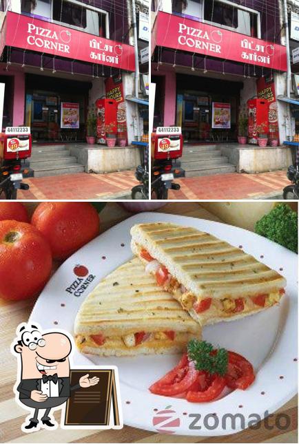 The image of CORNER KITCHEN’s exterior and food