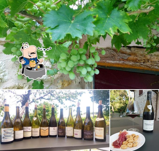 La cibo e alcol del ristorante