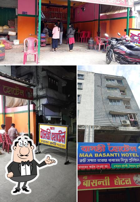 The interior of Maa Basanti Hotel