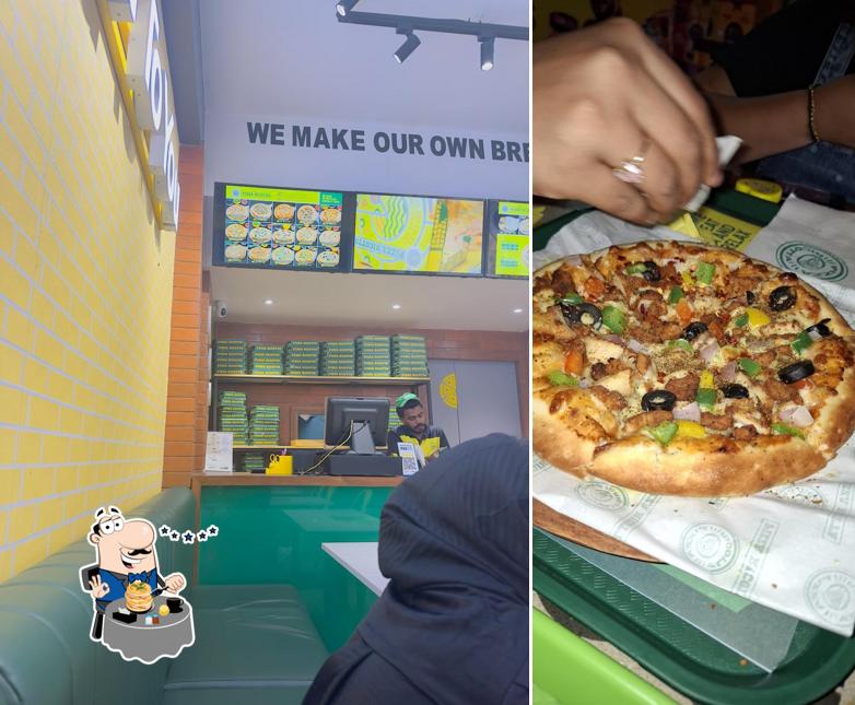 Food at Pizza Ricotta Indian Mall