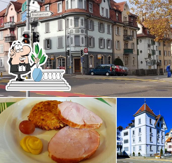 La immagine della esterno e cibo di Rose Brugge