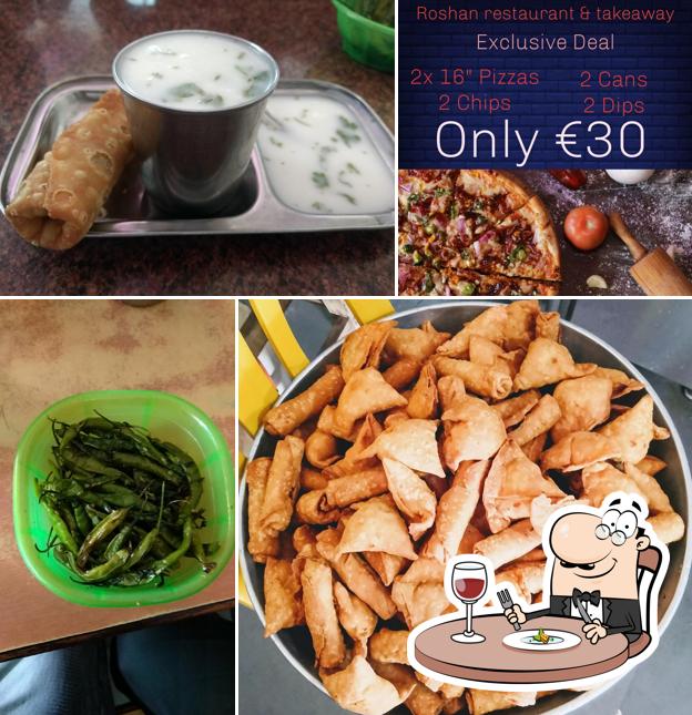 Food at Roshani Restaurant