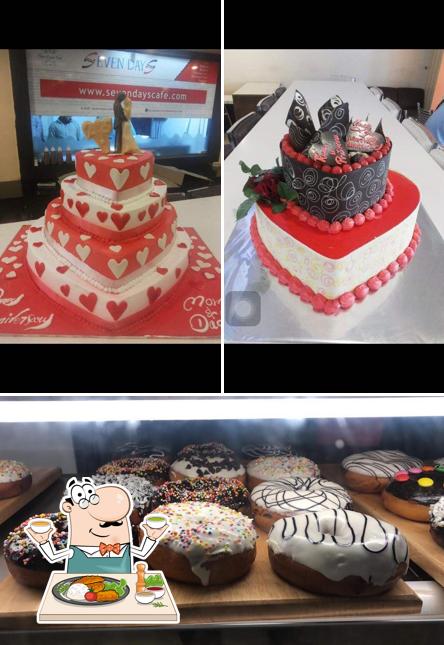 Food at SevenDays Bakery,Cafe