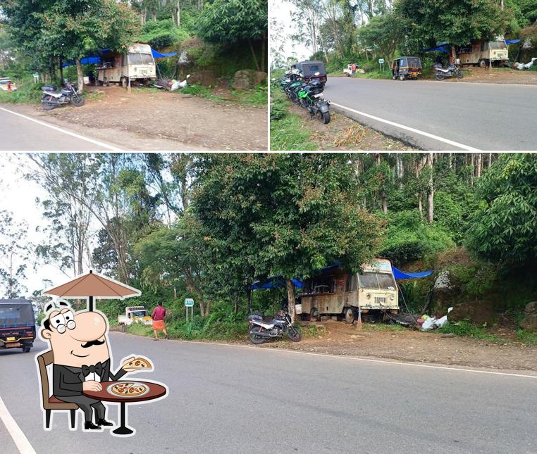 Enjoy the view outside Tea Spot Booster chai
