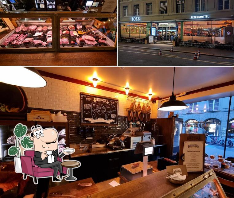 La immagine di interni e esterno da Williams ButchersTable - Bern