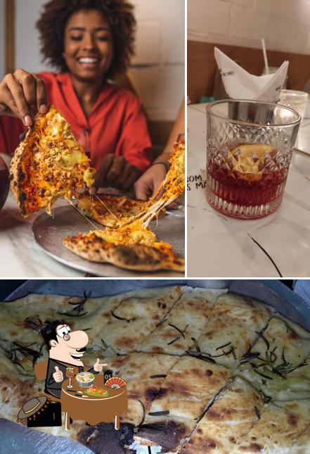 Comida em Broto Pizza
