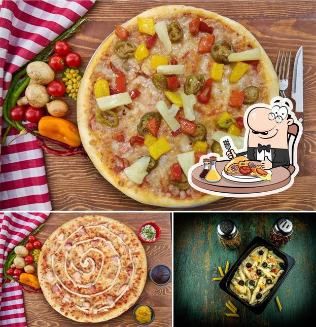 At New York Slice, you can order pizza