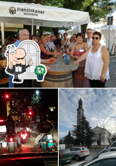 Questa è la foto che mostra la esterno e cibo di Cafetin Caffé Centrale