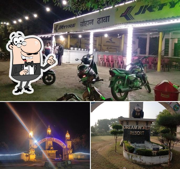 The exterior of Chauhaan Dhaba