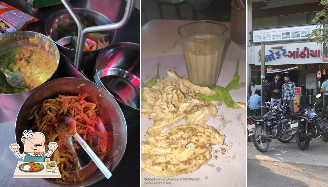 Food at Joker gathiya rajkot wala