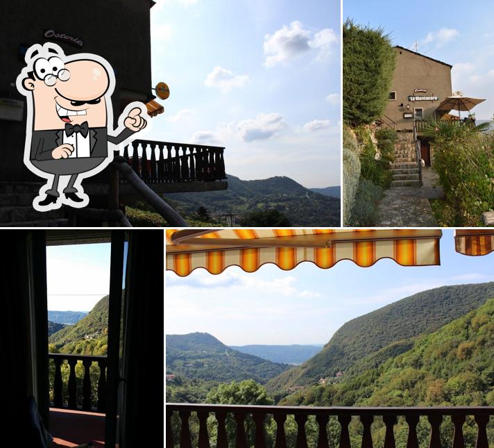 La Montanara Osteria con Alloggio, Monte