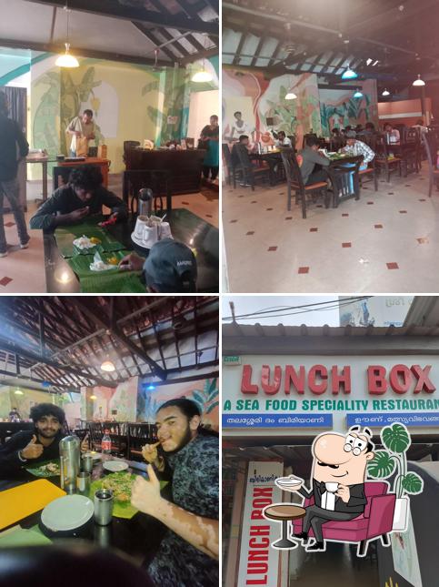 The interior of Lunch box Biriyani kada