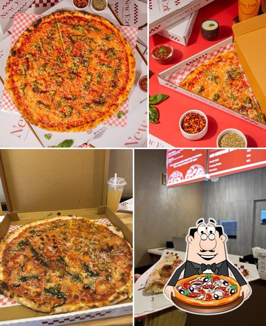 Order pizza at New York Pizza Co