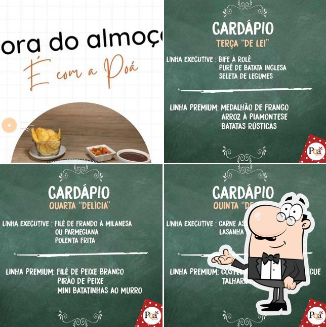 Veja imagens do interior do Poá Gourmet