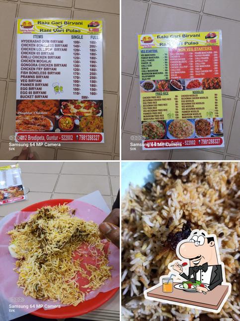 Food at raju gare biryani and rani vare pulao