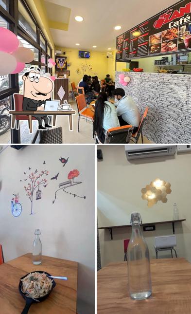 The interior of Zan cafe