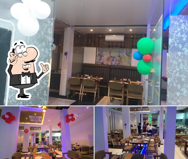 The interior of Green Leaf Family Restaurant