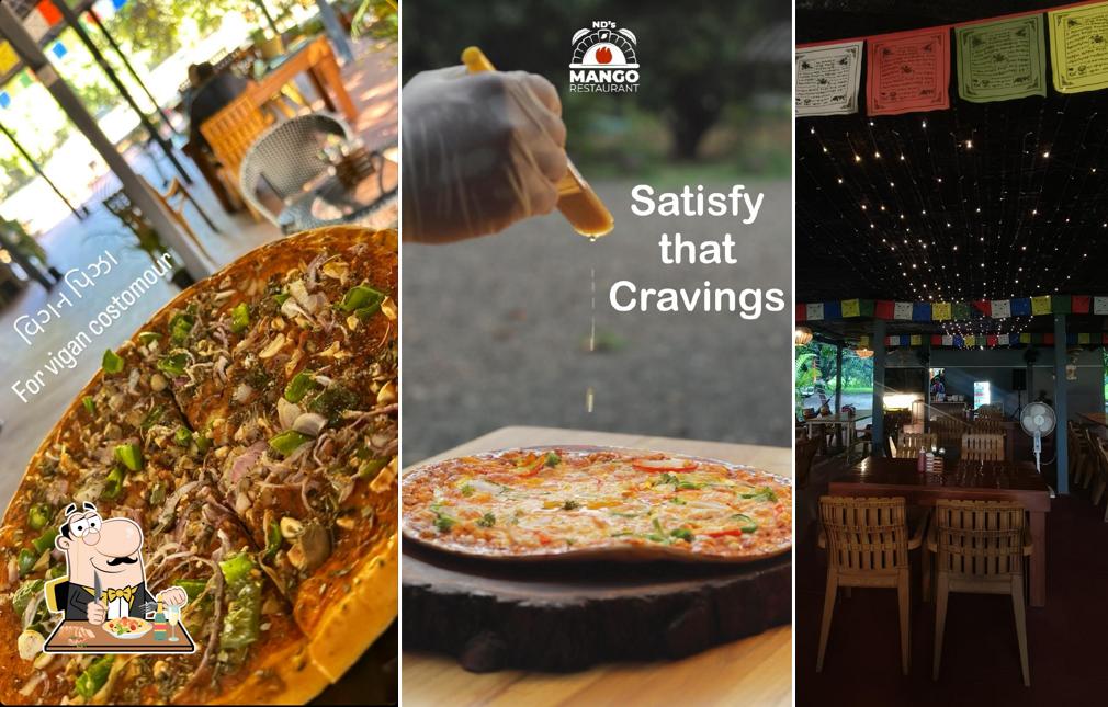Food at ND’s MANGO Restaurant - Vapi