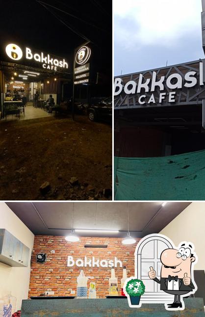 Enjoy the view at the outside area of Bakkash cafe