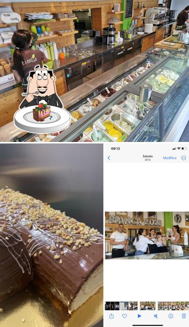 Torta al cioccolato al Bar Gelateria Naturalia Alessandria