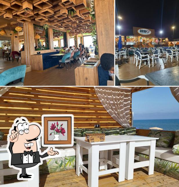 Découvrez l'intérieur de Bravo Beach Club : Restaurant & Pizzeria