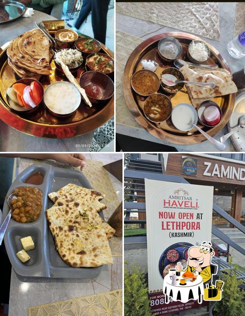 Food at Amritsar Haveli kashmir