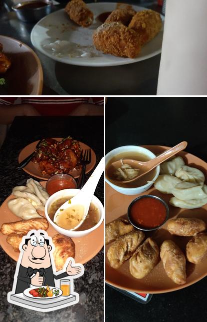 Food at Bikas Chicken 65 and Momos