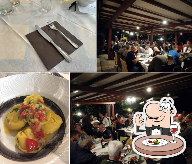 Cibo al Ristorante La Coppetella