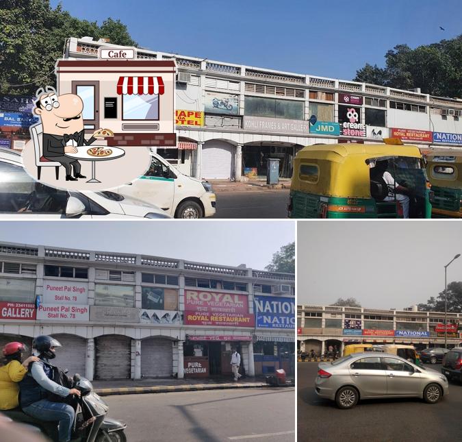 The exterior of Royal Restaurant