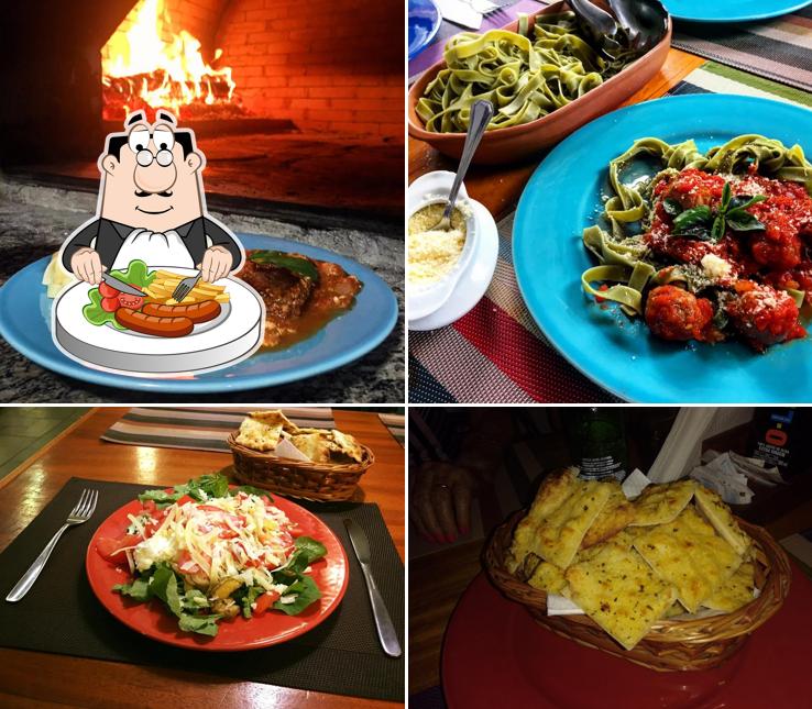 Platos en Via Luce Pizzaria