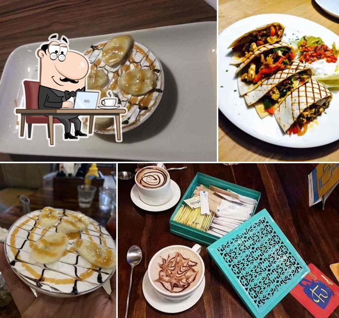 The interior of Cafe Delhi Heights