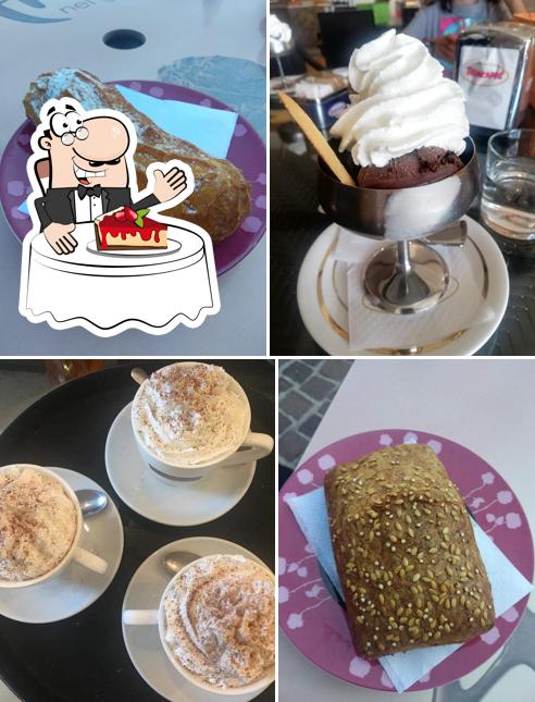 Bar Centrale serve un'ampia varietà di dolci