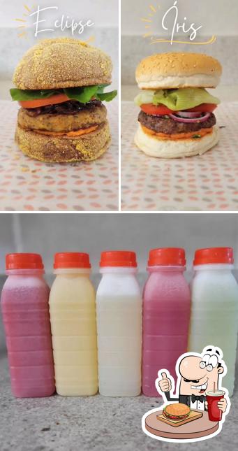 Hambúrguer em Espaço Vegano