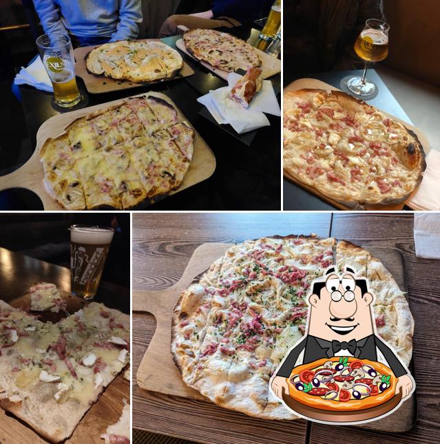 A Bar Exils, vous pouvez déguster des pizzas