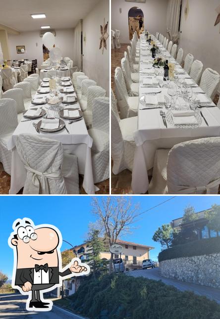 La immagine di interni e esterno da La Collinetta