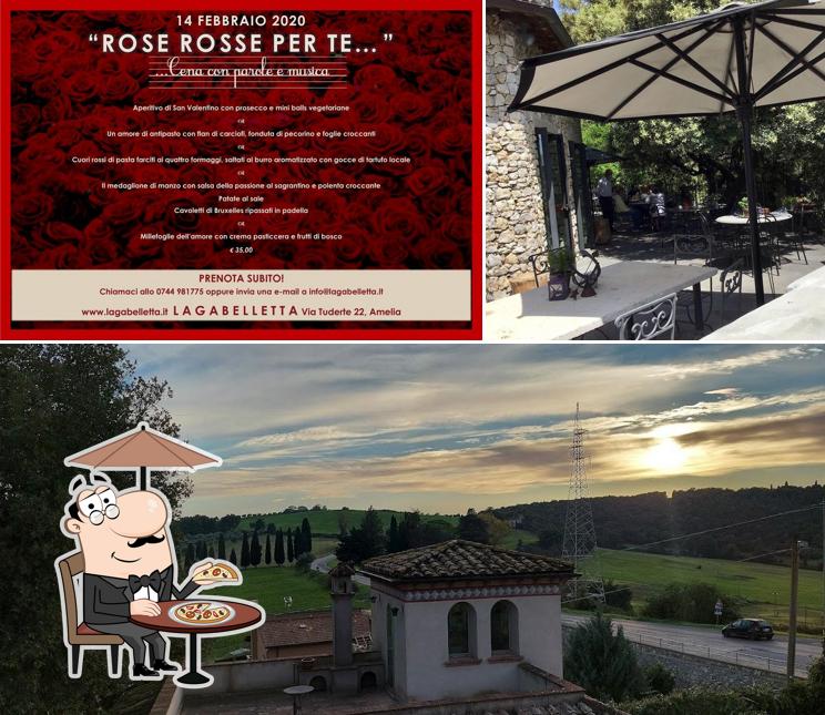 Puoi goderti l'aria fresca dal dehors di LA GABELLETTA DIMORA E RISTORO DAL ‘700