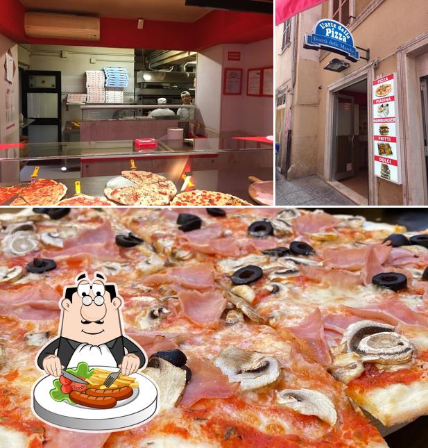 Platti al L'Arte della Pizza