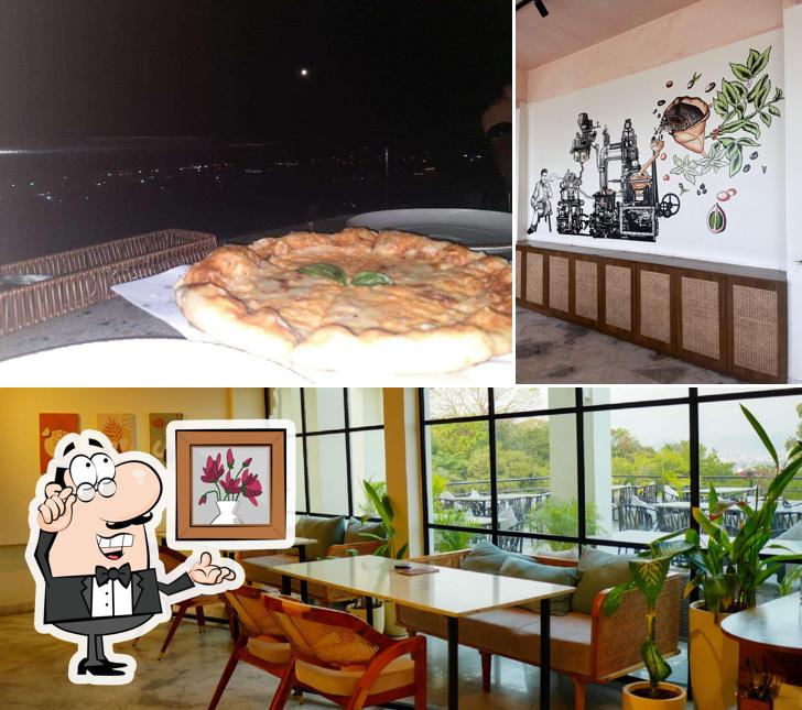 Take a seat at one of the tables at O'Brew