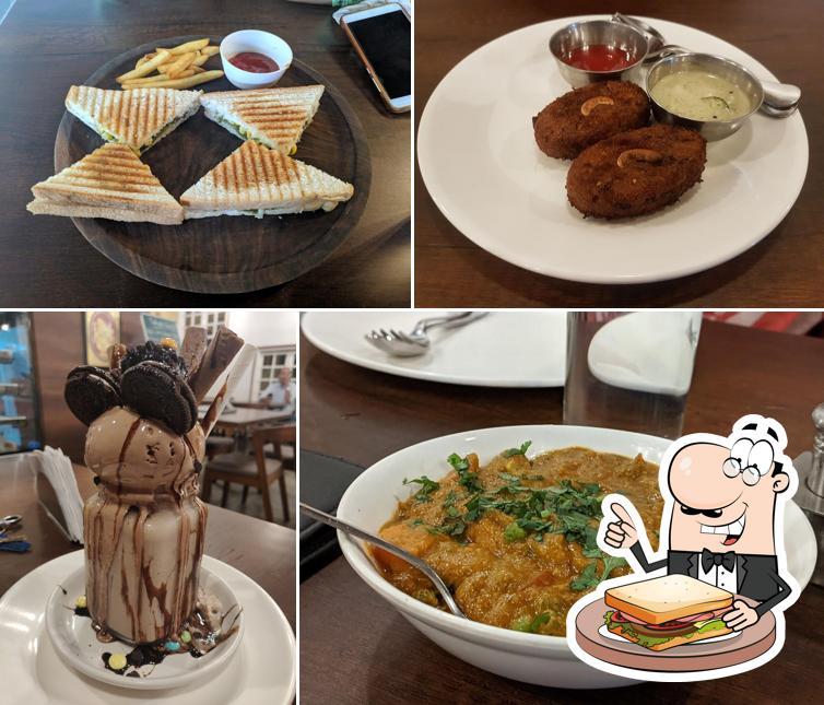 Grilled cheese sandwich at Ajanta Cafe
