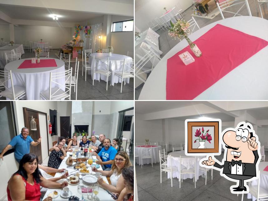 O interior do Panificadora e Confeitaria Bom Gosto