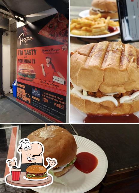 Order a burger at Beans n Burger