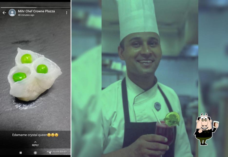Enjoy a beverage at Chef De Art