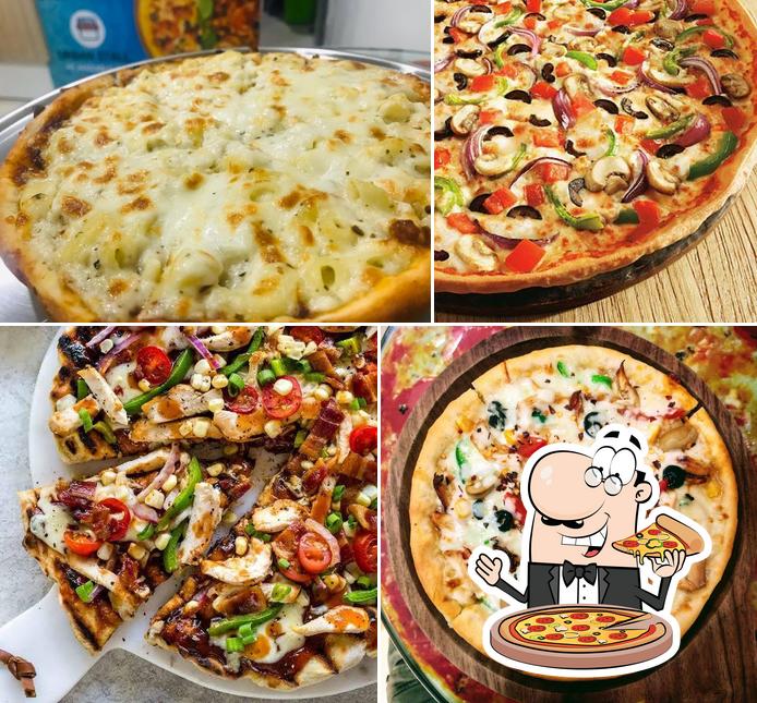 Order different kinds of pizza