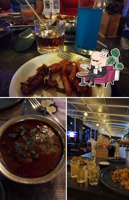 The interior of Toniq Club Bar & Kitchen