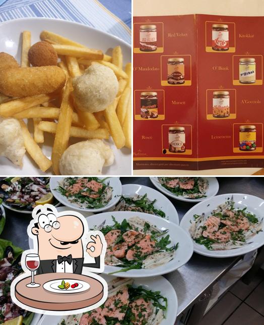 Platti al Ristorante Pizzeria Langione a Mare