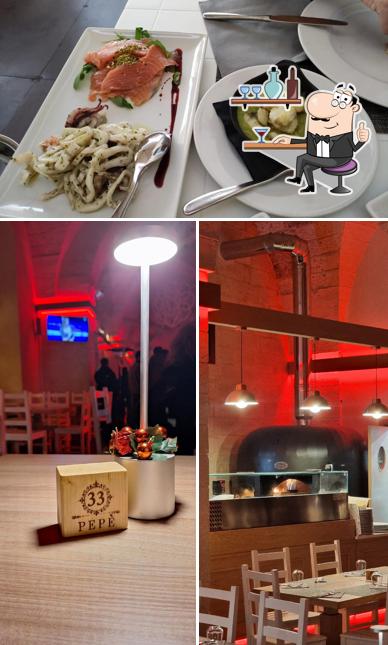 Tra le varie cose da PEPÈ Beer & Grill si possono trovare la interni e cibo