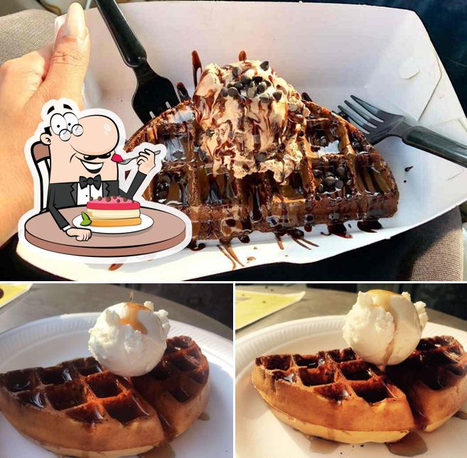 Don’t forget to order a dessert at Chocolate Desire