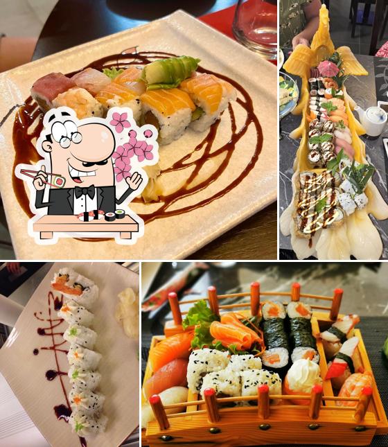 Ordina le varie opzioni di sushi